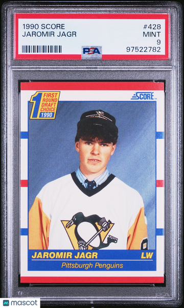 1990 Score Jaromir Jagr #428 PSA 9