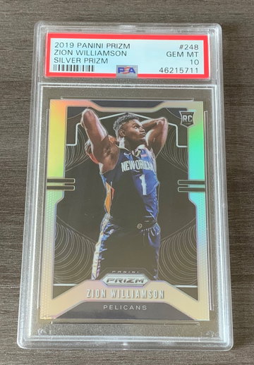 Zion Williamson Prizm Silver Psa10 