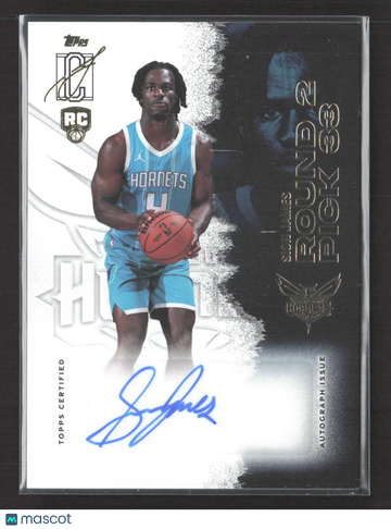 2026 Topps Signature Class Basketball Sion James #RCA-SJ RC Auto