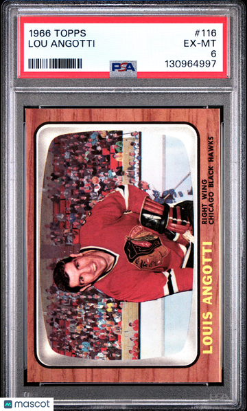 1966 Topps Lou Angotti #116 PSA 6