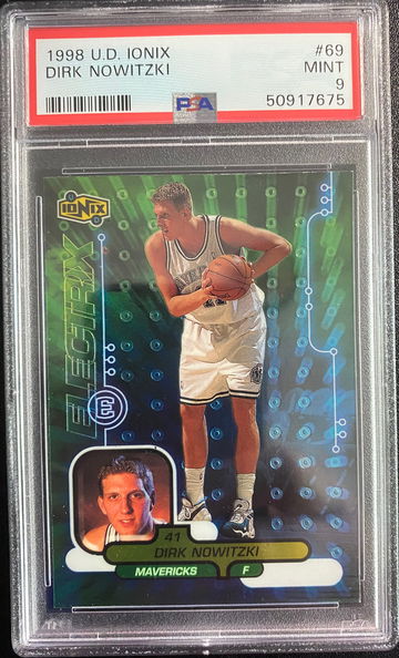 1998 U.D. Ionix Dirk Nowitzki PSA 9