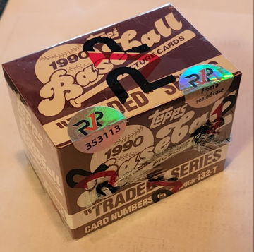 1990 Topps Traded Factory Set FASC From a Sealed Case
