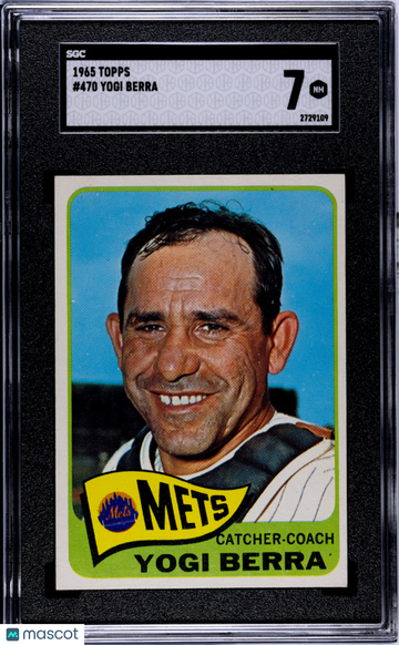 1965 Topps Yogi Berra #470 SGC 7