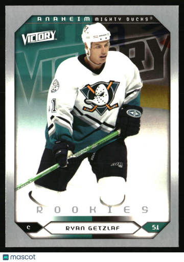 2005-06 Upper Deck Ryan Getzlaf #280 2005-06 Upper Deck Victory Update Anaheim Mighty Ducks