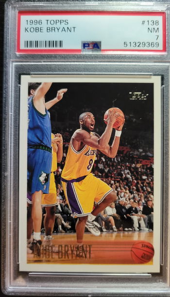 1996 Topps Kobe Bryant #138 PSA 7 
