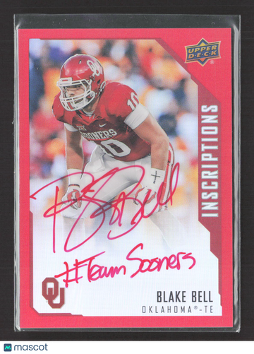 2015 Upper Deck Inscriptions Football Blake Bell #BL /149