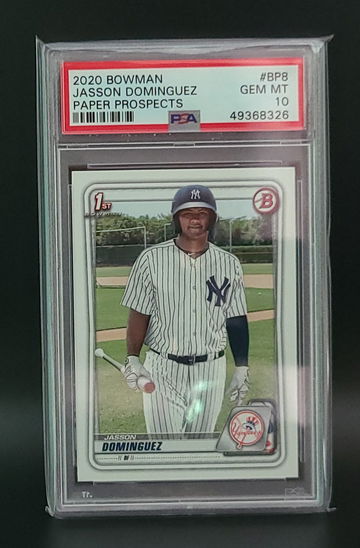 2020 Bowman Jasson Dominguez Paper PSA 10 BP8