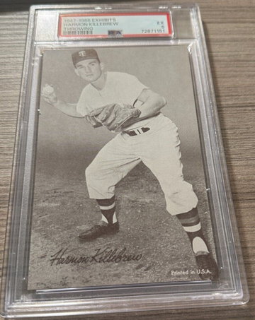 1947-1966 Exhibits Baseball HARMON KILLEBREW PSA 5 EX