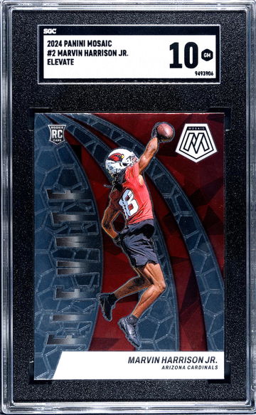 2024 Panini Mosaic #2 Marvin Harrison Jr. Elevate SGC 10