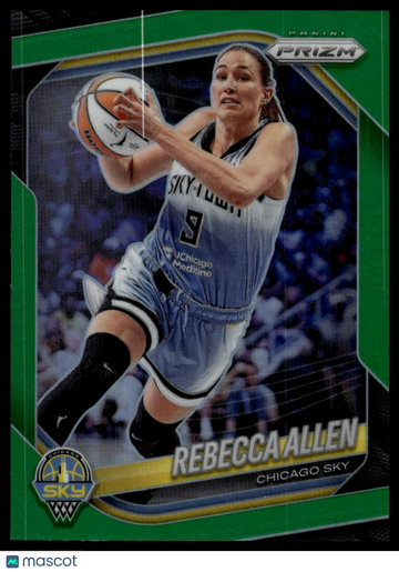 2025 Panini Prizm WNBA Rebecca Allen #67 Green Prizms