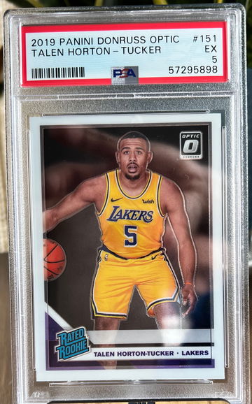 2019-20 Donruss Optic Rated Rookie Card Talen Horton-Tucker #151 PSA 5 RC 📈