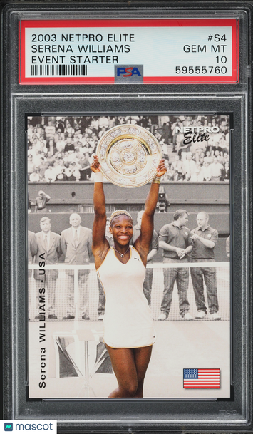 2003 Netpro Elite Serena Williams #S4 Event Starter PSA 10