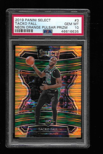2019 PANINI SELECT TACKO FALL NEON ORANGE PULSAR