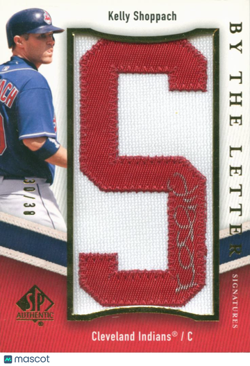 Kelly Shoppach Elvis Andrus 2009 Upper Deck SP Authentic By The Letter Signatures Authentic Autograph Manufactured Patch