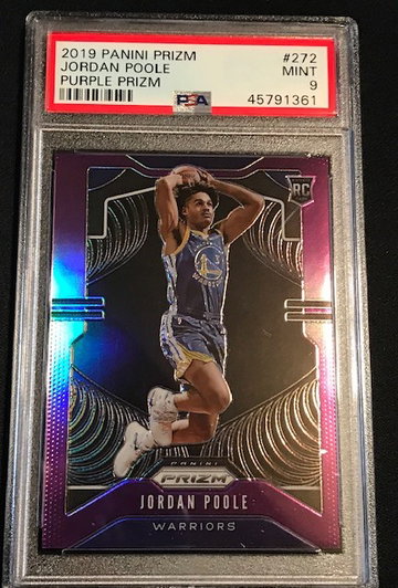 Jordan Poole 2019/20 Purple Prizm /75