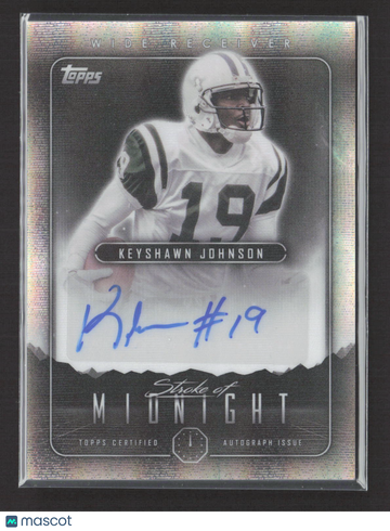 2024 Topps Midnight Stroke of Midnight Keyshawn Johnson #SMA-KJ Auto