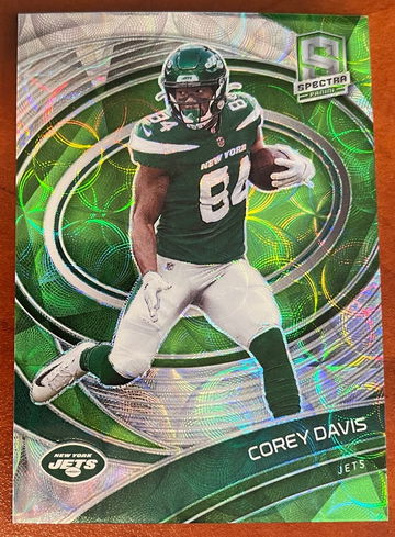 2021 Panini Spectra Corey Davis #76 NEWON GREEN /35