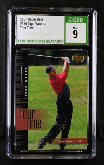 2001 TIGER WOODS #176 TOUR TIME