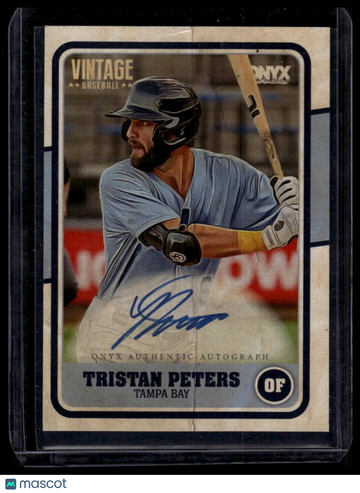 2024 Onyx Vintage Tristan Peters #VATRPE Autographs AU