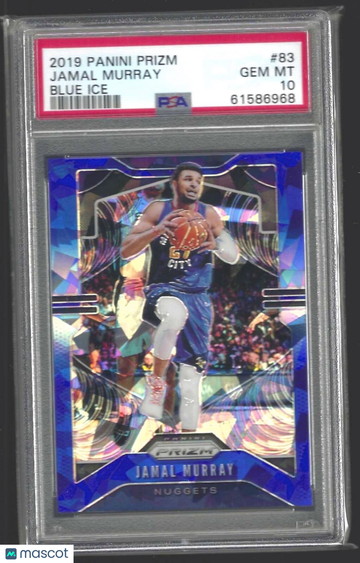 2019 Panini Prizm Jamal Murray #83 Blue Ice PSA 10