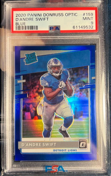 2020 Optic Dandre Swift Blue Rc /179 PSA 9