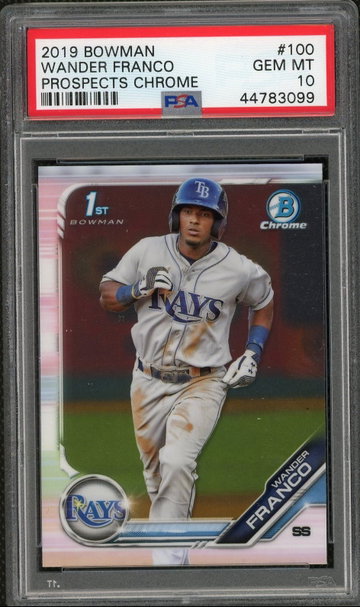 Wander Franco 2019 Bowman Chrome Rookie PSA 10
