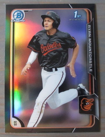 Ryan Mountcastle 2015 Bowman Draft Chrome - Asia Black Refractor #80