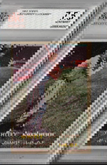 1957 Topps Whitey Lockman #232 BVG Beckett 7.5 P1239