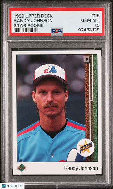 1989 Upper Deck Randy Johnson #25 Star Rookie PSA 10