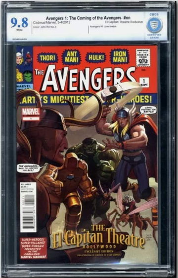 Avengers #1 The Coming of the Avengers CBCS 9.8 White pages 