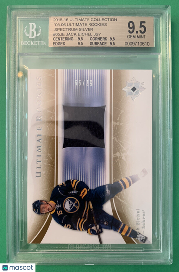 JACK EICHEL BGS 9.5 2015 UPPER DECK ULTIMATE SPECTRUM SILVER ROOKIE RC #/99