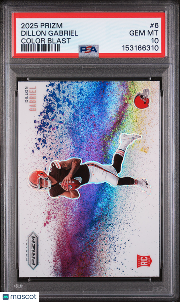 2025 Panini Prizm Color Blast Dillon Gabriel #6 PSA 10