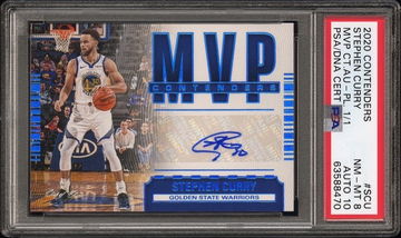 2020 CONTENDERS MVP STEPHEN CURRY 1of1 1/1
