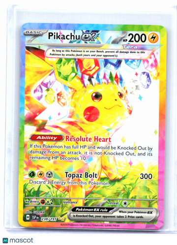 Surging Sparks Pikachu ex Holo Special Illustration Rare #238/191