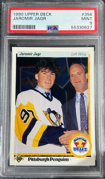 1990 Upper Deck ROOKIE Jaromir Jagr PSA 9 MINT!!