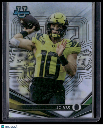 2022-23 Bowman's Best University Bo Nix #22 Refractor