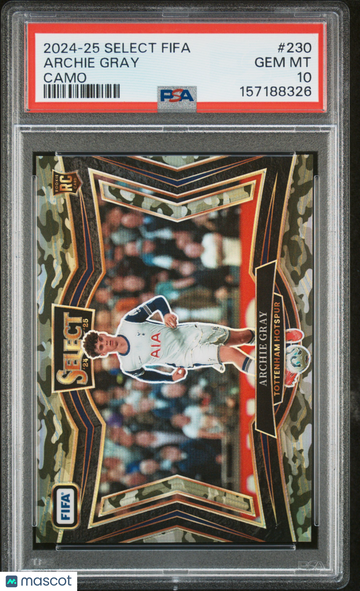 Archie Gray 2024-25 Panini Select FIFA #230 Camo
