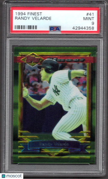 1994 Finest Randy Velarde #41 PSA 9