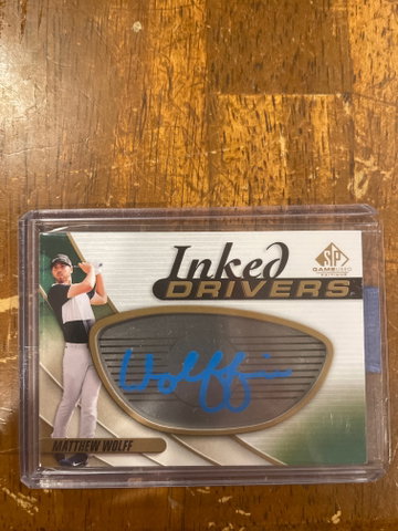 Matthew Wolff Inked Drivers Auto