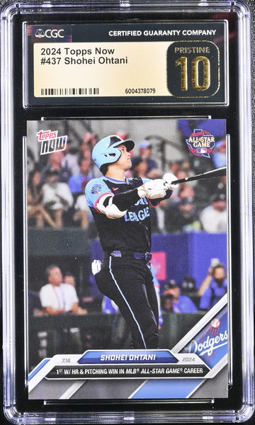 2024 TOPPS NOW SHOHEI OHTANI #437 CGC 10