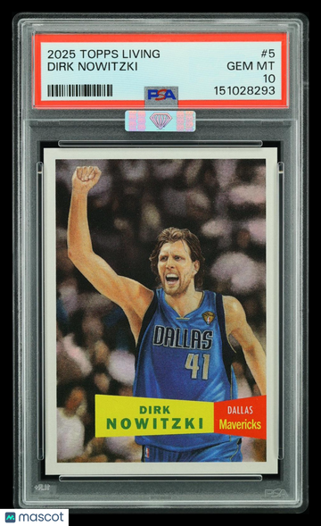 2025 Topps Living Dirk Nowitzki #5 MBA 10