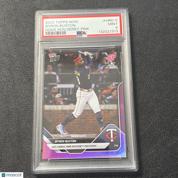 2025 Topps Now Byron Buxton #HRD-5 Foil pink foil PSA 9