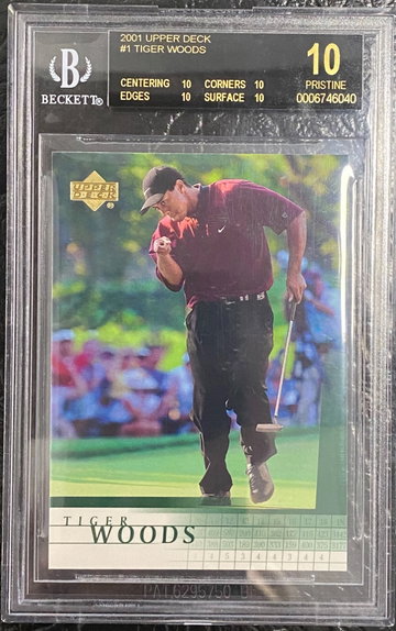 Tiger Woods BGS 10 Black Label