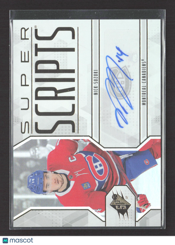 2025 Upper Deck SPx Super Scripts Nick Suzuki #SS-SU Auto