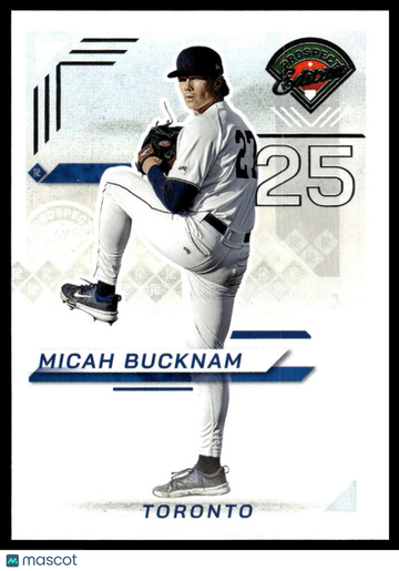 2025 Panini Prospect Edition Micah Bucknam #142