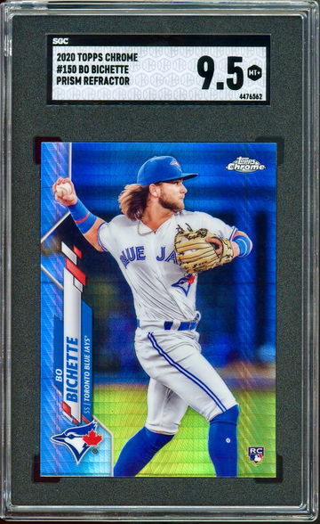 2020 TOPPS CHROME #150 BO BICHETTE PRISM REFRACTOR SGC 9.5