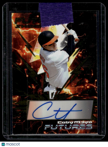 2024 Leaf Futures Coby Mayo #FS-CM3 Future Shock Holo Gold AU SN