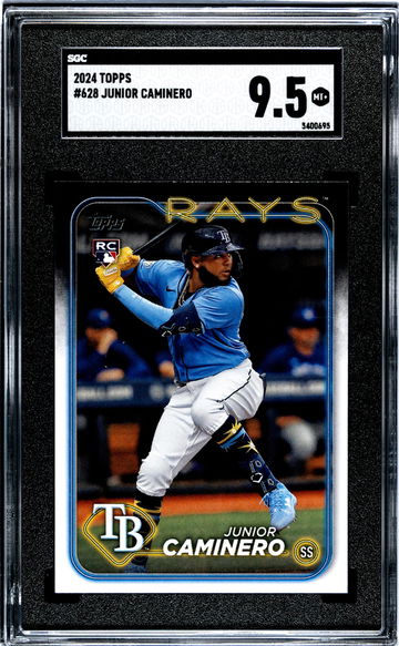 2024 Topps #628 Junior Caminero SGC 9.5
