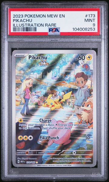 2023 Pokemon Scarlet and Violet 151 Illustration Rare Pikachu #173 PSA 9