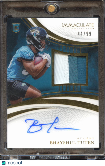 2025 Panini Immaculate Collection Bhayshul Tuten #133 /99 Patch RC